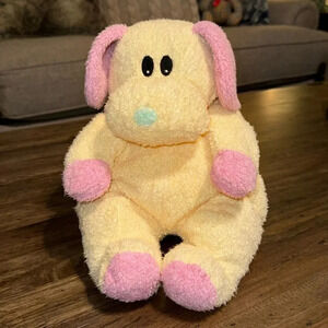 VTG RARE 1999 TY beanie baby Tylon Pillow Pals Dogbaby the Rattle Plush Animal